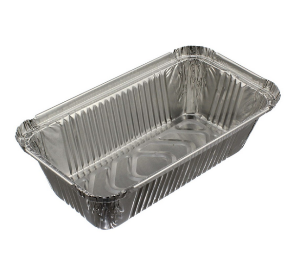 NO.6A TAKEAWAY FOIL TRAY CONTAINER 4 X 8 INCH [PACK OF 500]