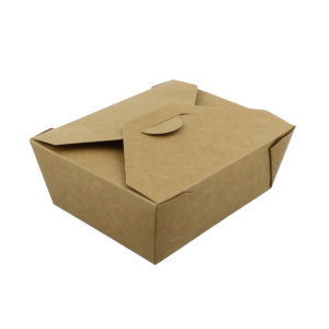 NO 8 LEAF LEAKPROOF BROWN KRAFT FOOD BOXES